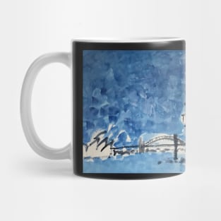 Bradleys Head ( Sydney Harbour), original painting by Geoff Hargraves Mug